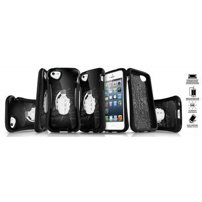 ITSkins Sesto Elemento till Apple iPhone 5/5S/SE (Gernade) + Skärmskydd