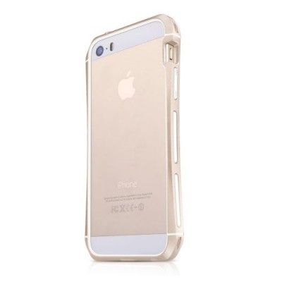 ITSkins Toxik R Aluminium Bumper Skal till iPhone 5S/5 (Gold) + Skärmskydd