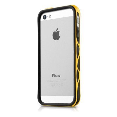 ITSkins Venum Bumper skal till Apple iPhone 5/5S/SE (Gul)