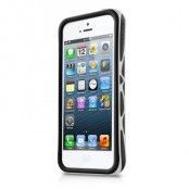 ITSkins Venum Bumper skal till Apple iPhone 5/5S/SE (Vit/Svart)