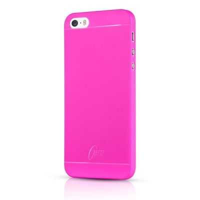 ITSkins Zero 360 FlexiCase Skal till Apple iPhone 5/5S/SE (Magenta) + Skärmskydd