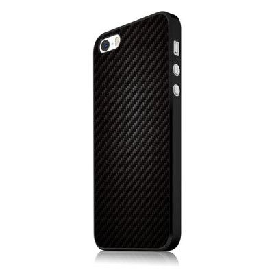 ITSkins Zero Craft Skal till Apple iPhone 5/5S/SE (Svart) + Skärmskydd