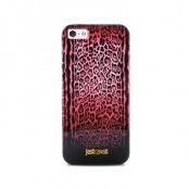Just Cavalli Cover iPhone 5 Leopard Red Double Stripes