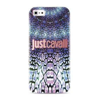 Just Cavalli Cover iPhone 5 Wild Mandala Violet w/Gold logo
