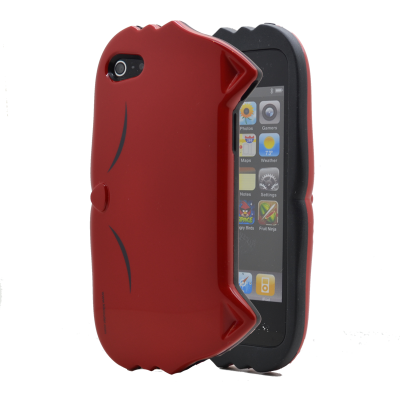 Kiki Combo Skal till Apple iPhone 5/5S/SE  (Röd)