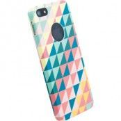 Krusell PrintCover, Green Triangle för iPhone 5