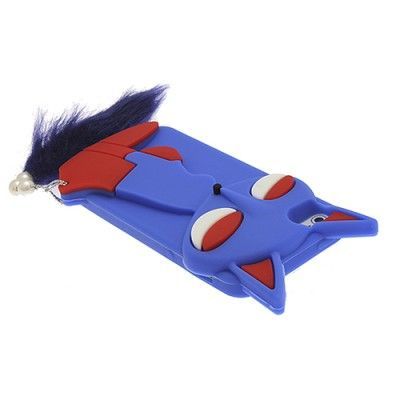 Lazy Fox Silikonskal till Apple iPhone 5S / iPhone 5S/5 (Blå)