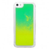 Liquid Neon Sand skal till iPhone 5/5s/SE - Grön