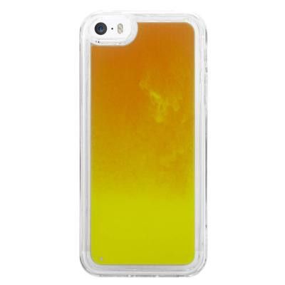 Liquid Neon Sand skal till iPhone 5/5s/SE - Orange
