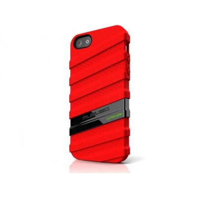 Musubo HyperGrip Silikonskal till iPhone 5S/5 (Röd)