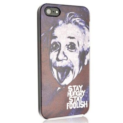 MUVIT Stay Hungry Stay Foolish Skal till Apple iPhone 5S - 5 (Einstein)
