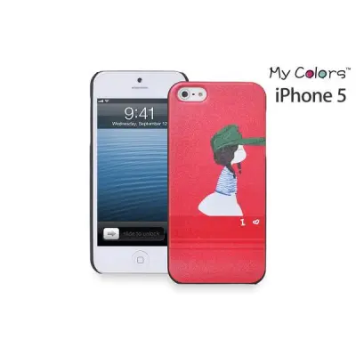 My ColorsBaksideskal till Apple iPhone 5/5S/SE - (Girl)