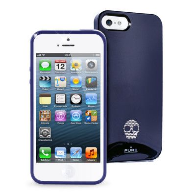Puro Apple iPhone 5/5S/SE Skull case - Blå