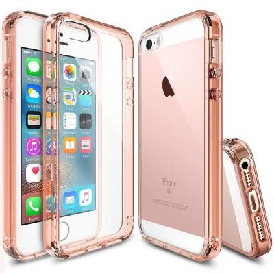 RINGKE Fusion skal till Apple iPhone 5/5S/SE - Rose Gold