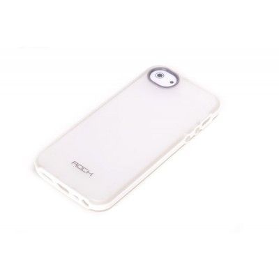 Rock Joyful Skal till iPhone 5S/5 (Frosty Vit) + HD Skärmskydd