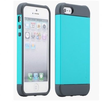 Rock Shield Combo Skal till Apple iPhone 5S/5 (Turkos)