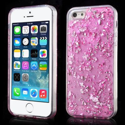 Shiny Sequins MobilSkal iPhone 5/5S/SE - Rosa