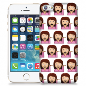 Skal till Apple iPhone 5/5S/SE - Emoji - Flicka