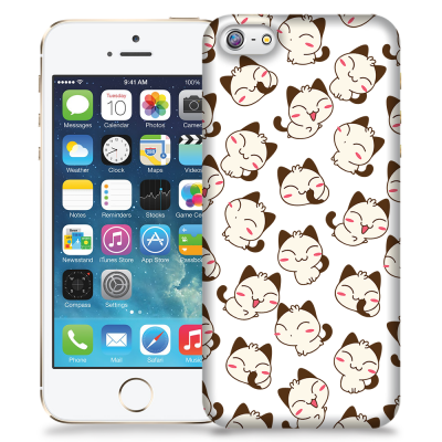 Skal till Apple iPhone 5/5S/SE - Manga - Katter
