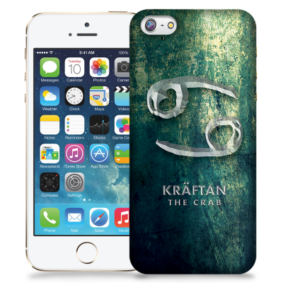 Skal till Apple iPhone 5/5S/SE - Stjärntecken - Kräftan