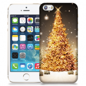 Skal till Apple iPhone 5/5S/SE - Glimmrande Julgran