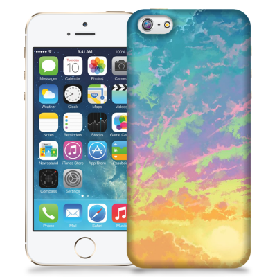 Skal till Apple iPhone 5/5S/SE - Målning Himmel
