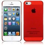 Slim Crystal skal till Apple iPhone 5/5S/SE (Röd)