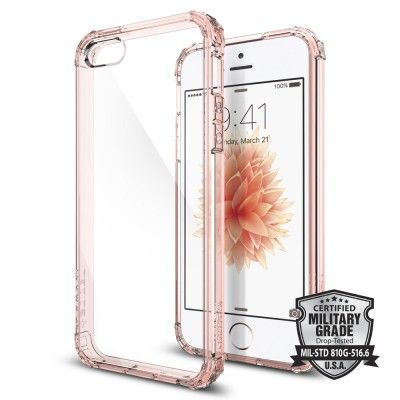 SPIGEN Crystal Shell Skal till Apple iPhone 5/5S/SE - Rose Crystal