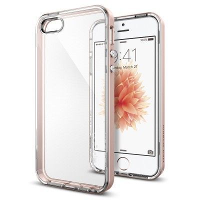 SPIGEN Neo Hybrid Crystal Skal till Apple iPhone 5/5S/SE - Rose Gold
