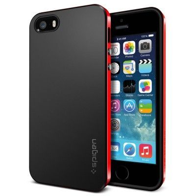 SPIGEN Neo Hybrid Skal till Apple iPhone 5S - Apple iPhone 5S/5 (Röd)
