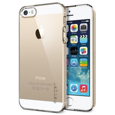 SPIGEN Ultra Thin Air A Skal till Apple iPhone 5S - 5 (Crystal Shell) + Skärmsky