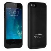 Swarey Battery Case 2200 mAh till iPhone 5 / 5S - Svart