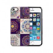 Tough mobilSkal till Apple iPhone SE/5S/5 - Blommigt lapptäcke