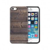 Tough mobilSkal till Apple iPhone SE/5S/5 - Mörkbetsade plank