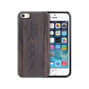Tough mobilSkal till Apple iPhone SE/5S/5 - Mörkbetsat trä