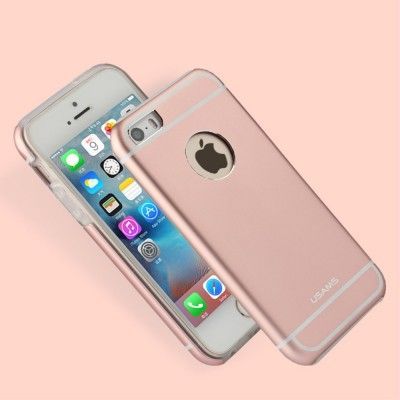 Usams Sailling Series Aluminum Skal till iPhone 5/5S/SE - RoseGold