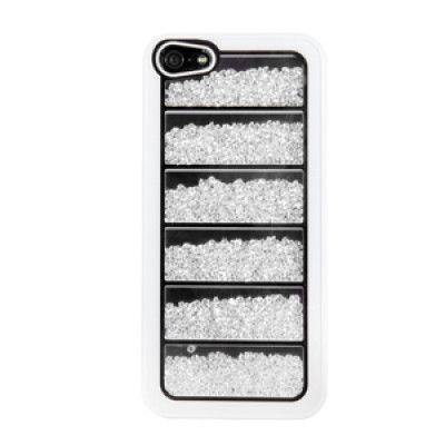 Vit KristallBaksideskal till Apple Apple iPhone 5/5S/SE