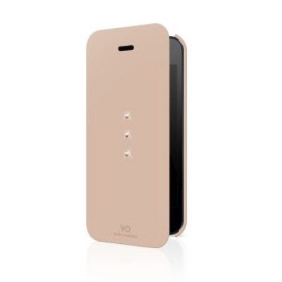 White Diamonds Crystal Booklet till Apple iPhone 5/5S/SE - Rose Gold