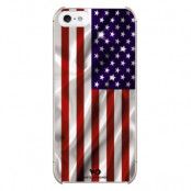 White Diamonds Flagga USA Apple iPhone 5/5S/SE Skal