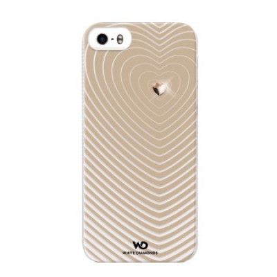 White Diamonds Heartbeat skal till Apple iPhone 5/5S/SE- Guld