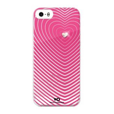 White Diamonds Heartbeat skal till Apple iPhone 5/5S/SE- Rosa