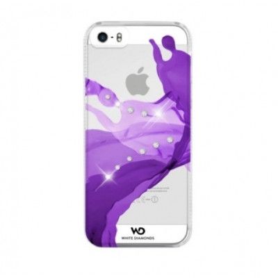 White Diamonds Liquids Apple iPhone 5/5S/SE Skal - Lila