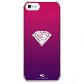 White Diamonds Rainbow Rosa Apple iPhone 5/5S/SE Skal