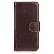 Xqisit Eman Wallet Case (iPhone 5/5S/SE) - Brun