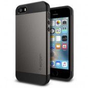 Spigen Slim Armor (iPhone 5/5S/SE) - Gun metal