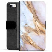 iPhone 5/5S/SE Premium Plånboksfodral - Elegant Marmor