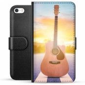 iPhone 5/5S/SE Premium Plånboksfodral - Gitarr