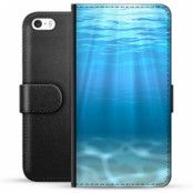 iPhone 5/5S/SE Premium Plånboksfodral - Hav