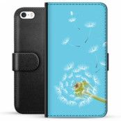 iPhone 5/5S/SE Premium Plånboksfodral - Maskros