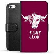 iPhone 5/5S/SE Premium Plånboksfodral - Tjur